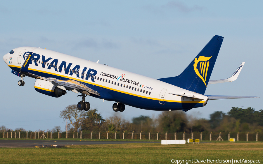 Ryanair Boeing 737-8AS (EI-EFO) | Photo 95345