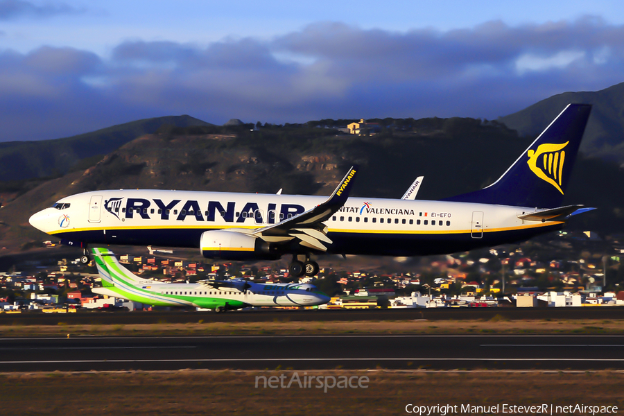 Ryanair Boeing 737-8AS (EI-EFO) | Photo 112108