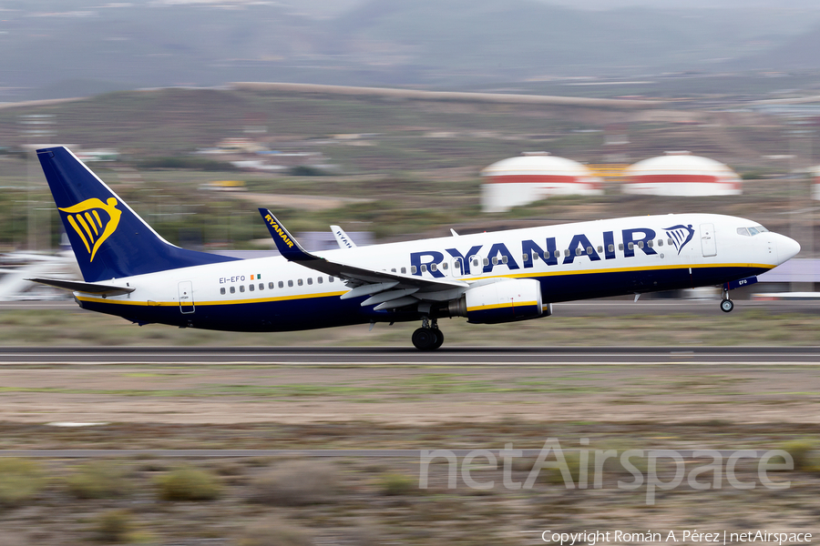 Ryanair Boeing 737-8AS (EI-EFO) | Photo 314786
