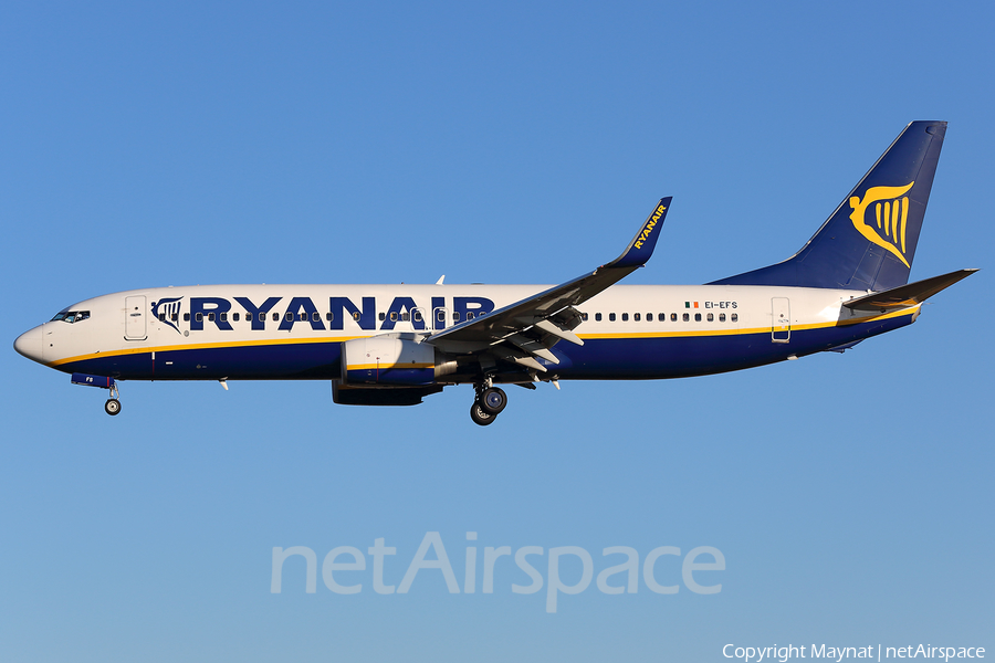 Ryanair Boeing 737-8AS (EI-EFS) | Photo 415988