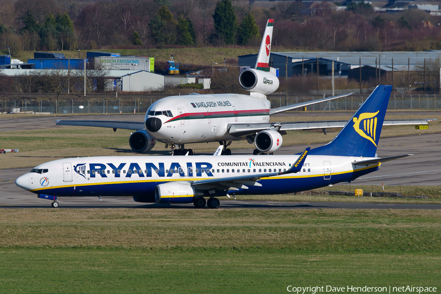 Ryanair Boeing 737-8AS (EI-EFT) | Photo 41444