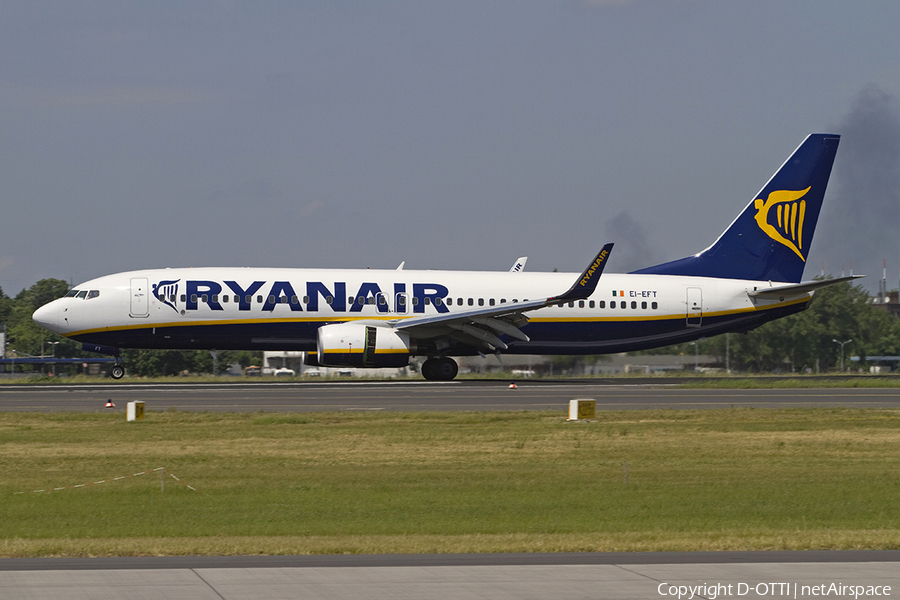 Ryanair Boeing 737-8AS (EI-EFT) | Photo 292484