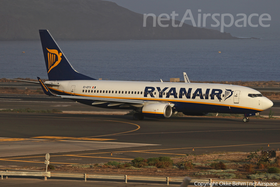 Ryanair Boeing 737-8AS (EI-EFV) | Photo 162990