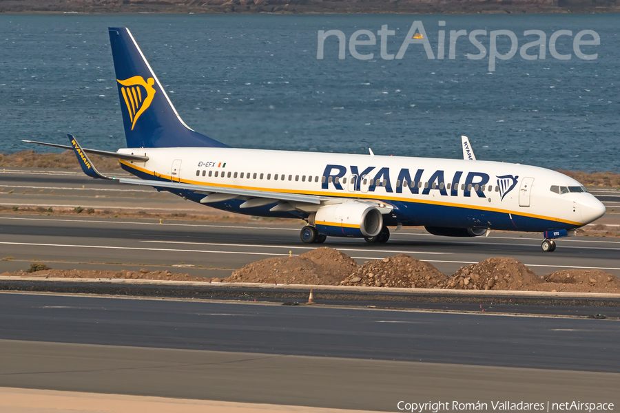 Ryanair Boeing 737-8AS (EI-EFX) | Photo 460644