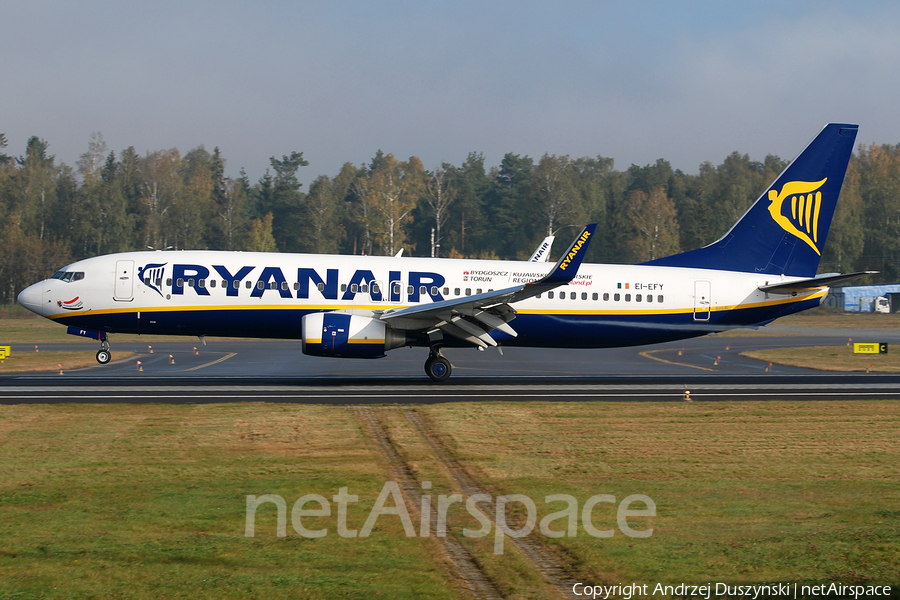 Ryanair Boeing 737-8AS (EI-EFY) | Photo 209752