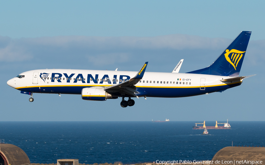 Ryanair Boeing 737-8AS (EI-EFY) | Photo 344303