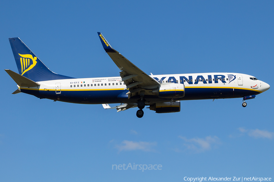Ryanair Boeing 737-8AS (EI-EFZ) | Photo 393372