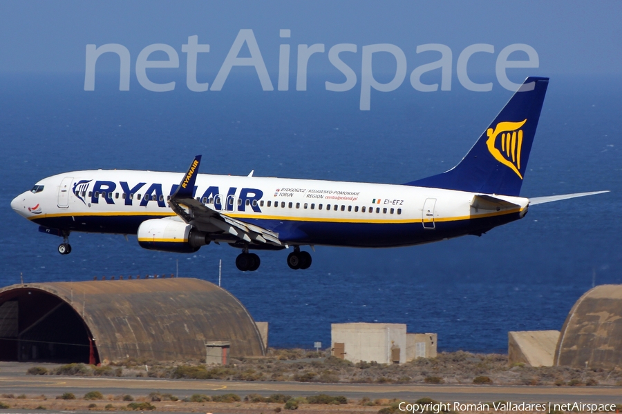 Ryanair Boeing 737-8AS (EI-EFZ) | Photo 338150