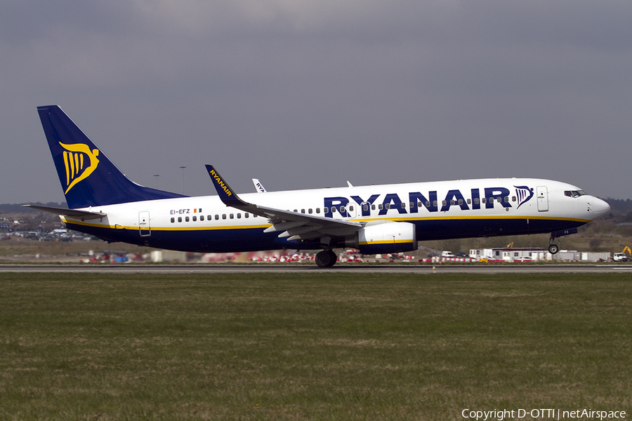 Ryanair Boeing 737-8AS (EI-EFZ) | Photo 288458