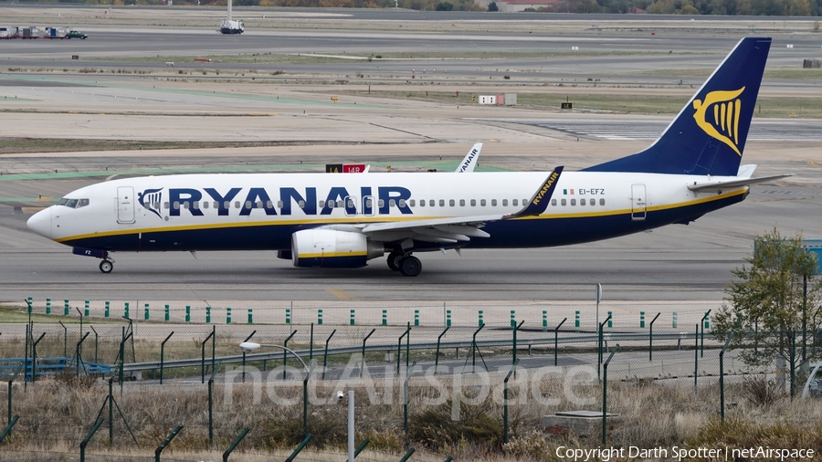 Ryanair Boeing 737-8AS (EI-EFZ) | Photo 233526