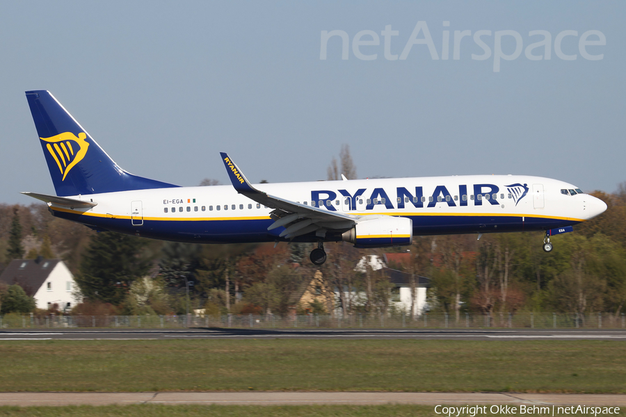 Ryanair Boeing 737-8AS (EI-EGA) | Photo 313755