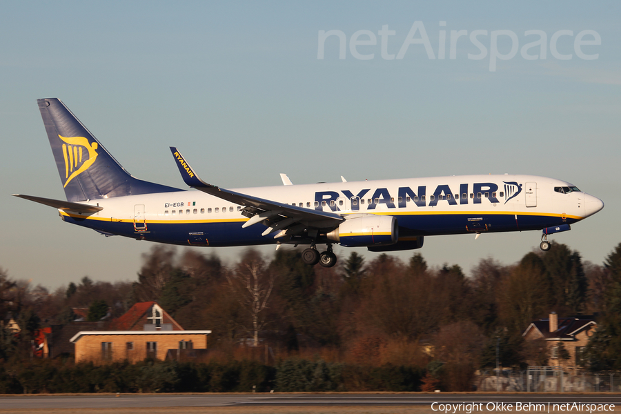 Ryanair Boeing 737-8AS (EI-EGB) | Photo 139219
