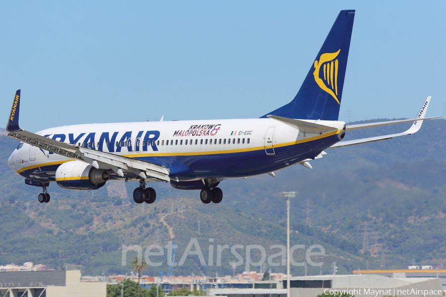 Ryanair Boeing 737-8AS (EI-EGC) | Photo 193913