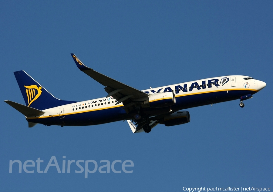 Ryanair Boeing 737-8AS (EI-EGC) | Photo 3150