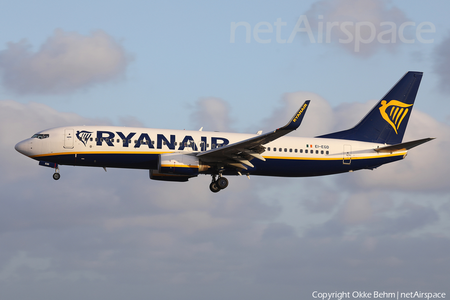 Ryanair Boeing 737-8AS (EI-EGD) | Photo 364158
