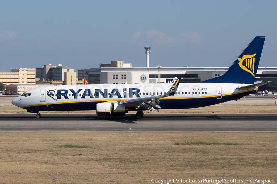 Ryanair Boeing 737-8AS (EI-EGD) | Photo 102596
