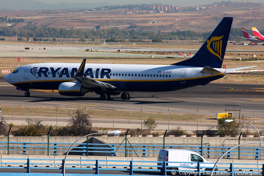 Ryanair Boeing 737-8AS (EI-EGD) | Photo 196116