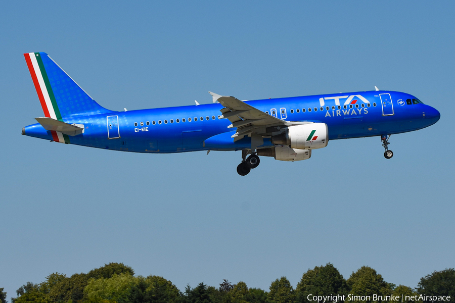 ITA Airways Airbus A320-216 (EI-EIE) | Photo 521230