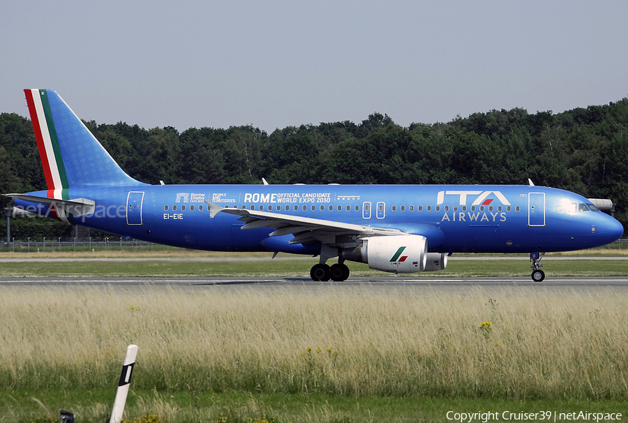 ITA Airways Airbus A320-216 (EI-EIE) | Photo 617356