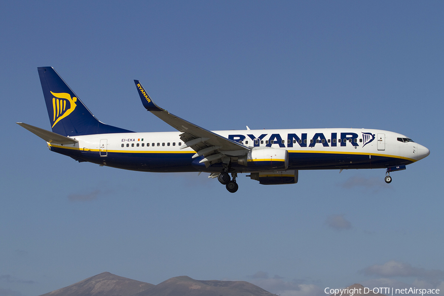 Ryanair Boeing 737-8AS (EI-EKA) | Photo 327343
