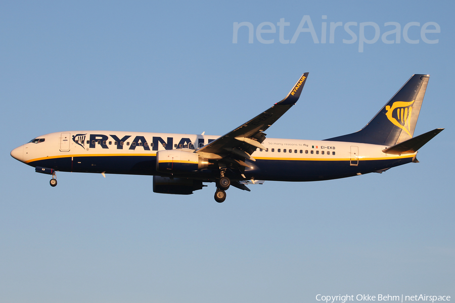 Ryanair Boeing 737-8AS (EI-EKB) | Photo 108755