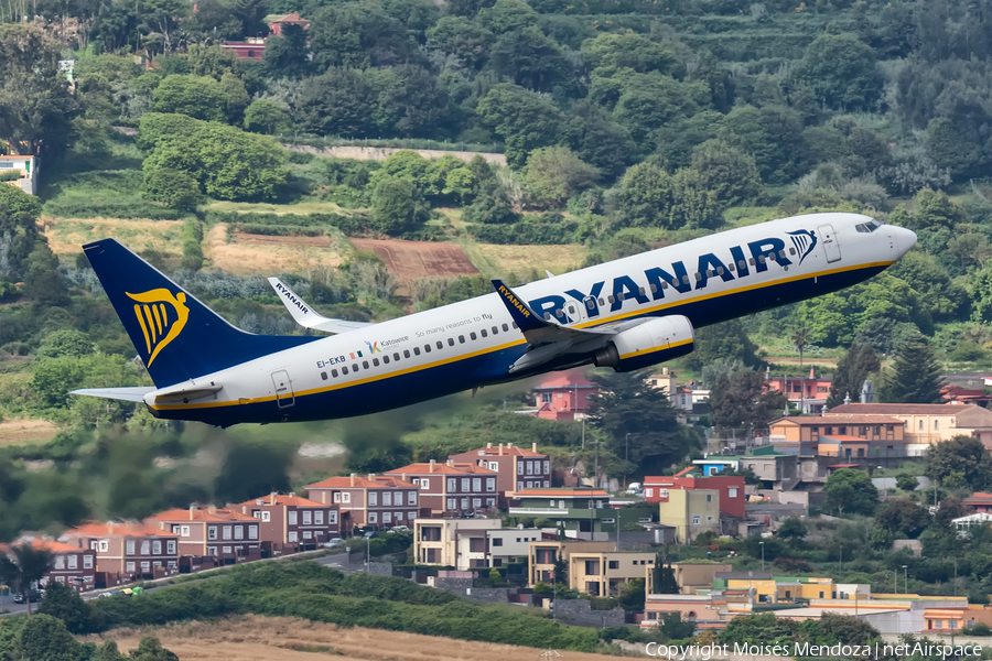 Ryanair Boeing 737-8AS (EI-EKB) | Photo 250350