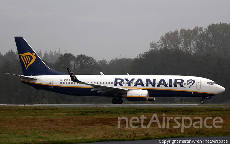 Ryanair Boeing 737-8AS (EI-EKD) | Photo 354472