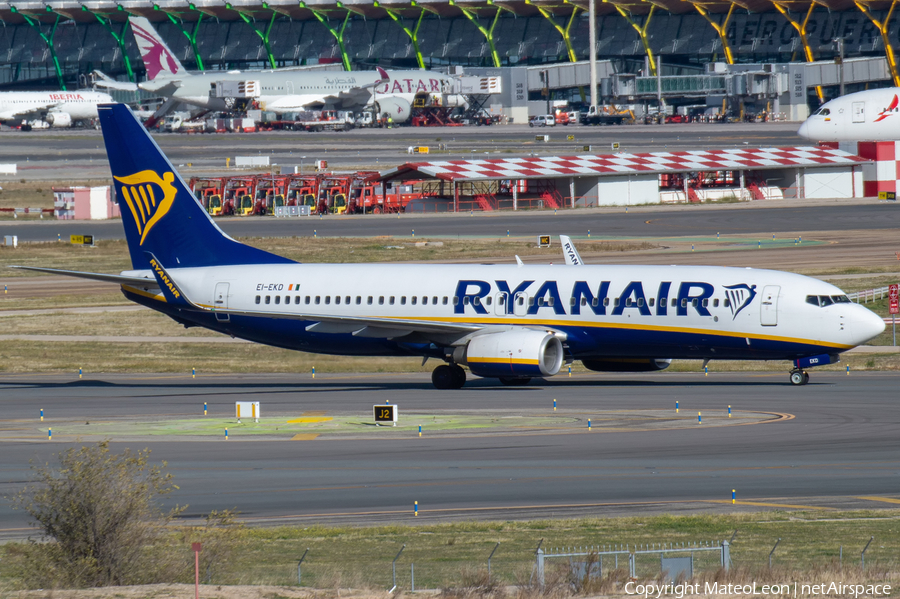 Ryanair Boeing 737-8AS (EI-EKD) | Photo 360547