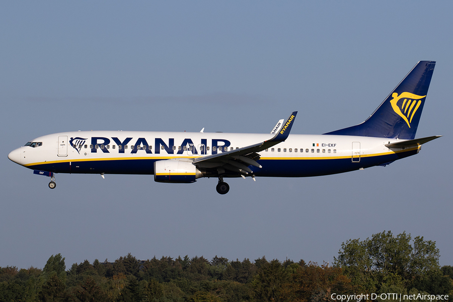 Ryanair Boeing 737-8AS (EI-EKF) | Photo 529849
