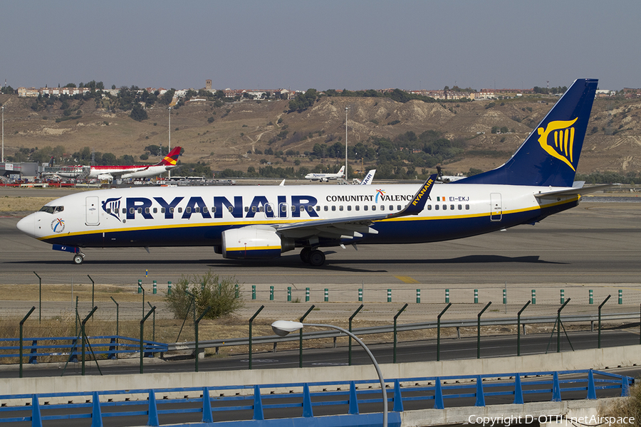 Ryanair Boeing 737-8AS (EI-EKJ) | Photo 371166