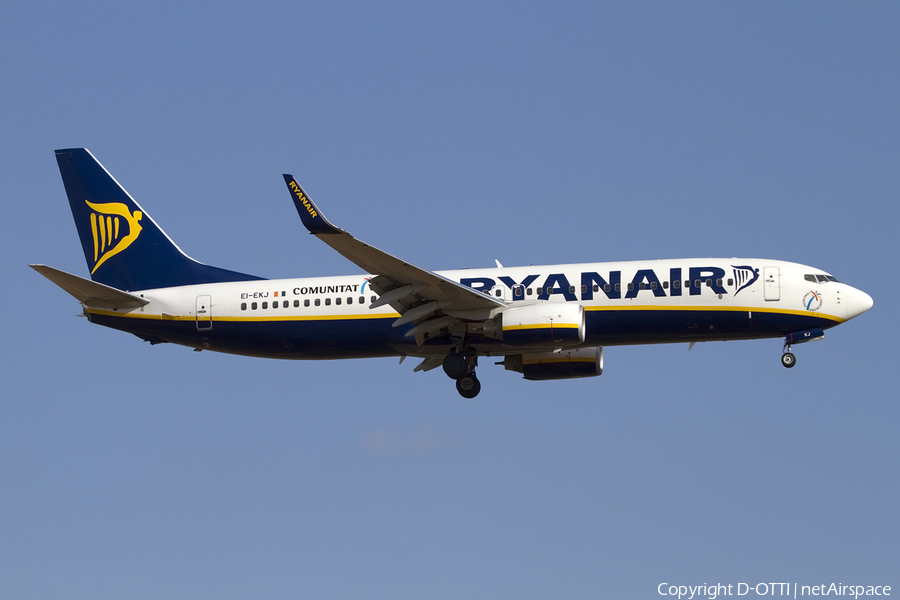 Ryanair Boeing 737-8AS (EI-EKJ) | Photo 415194