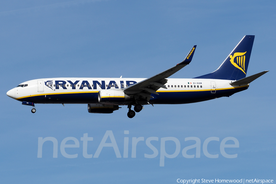 Ryanair Boeing 737-8AS (EI-EKM) | Photo 150860