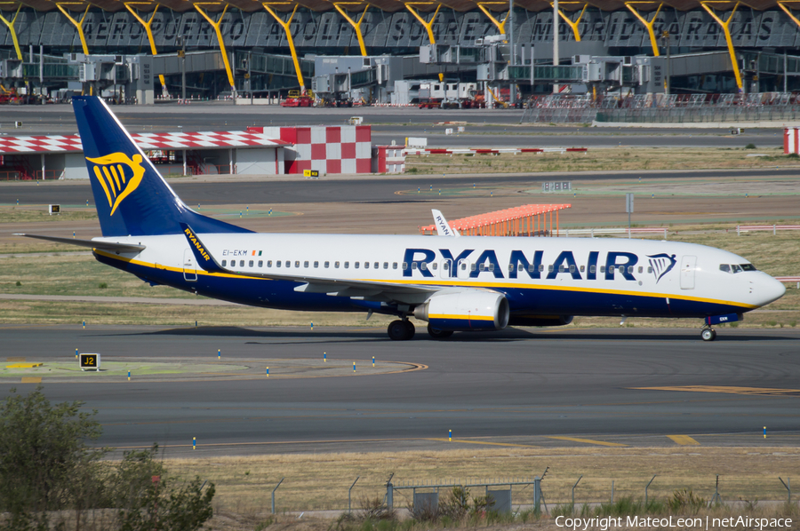 Ryanair Boeing 737-8AS (EI-EKM) | Photo 350176