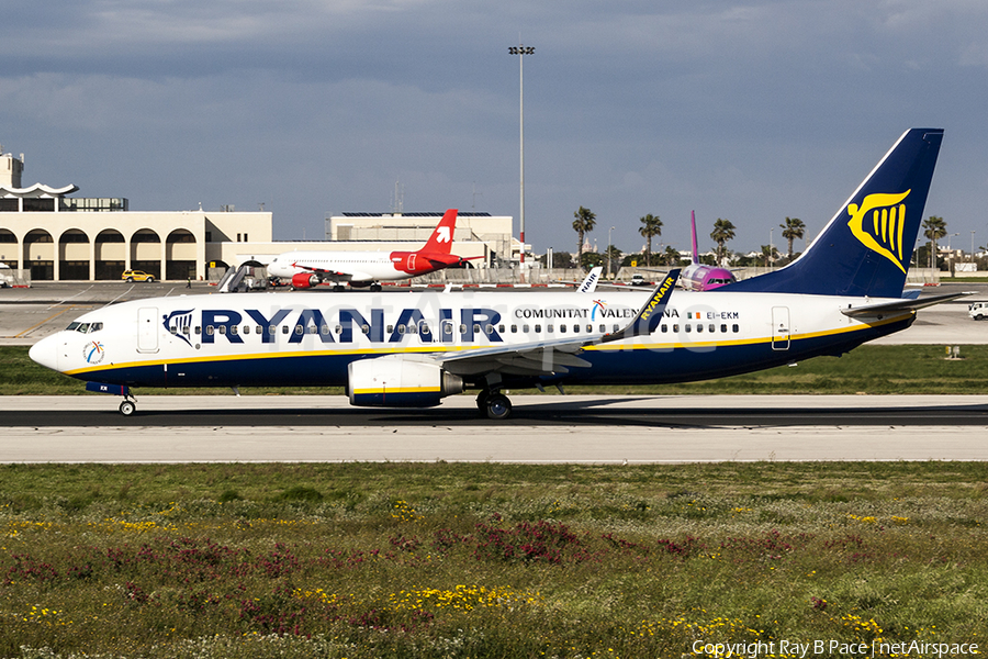 Ryanair Boeing 737-8AS (EI-EKM) | Photo 224162