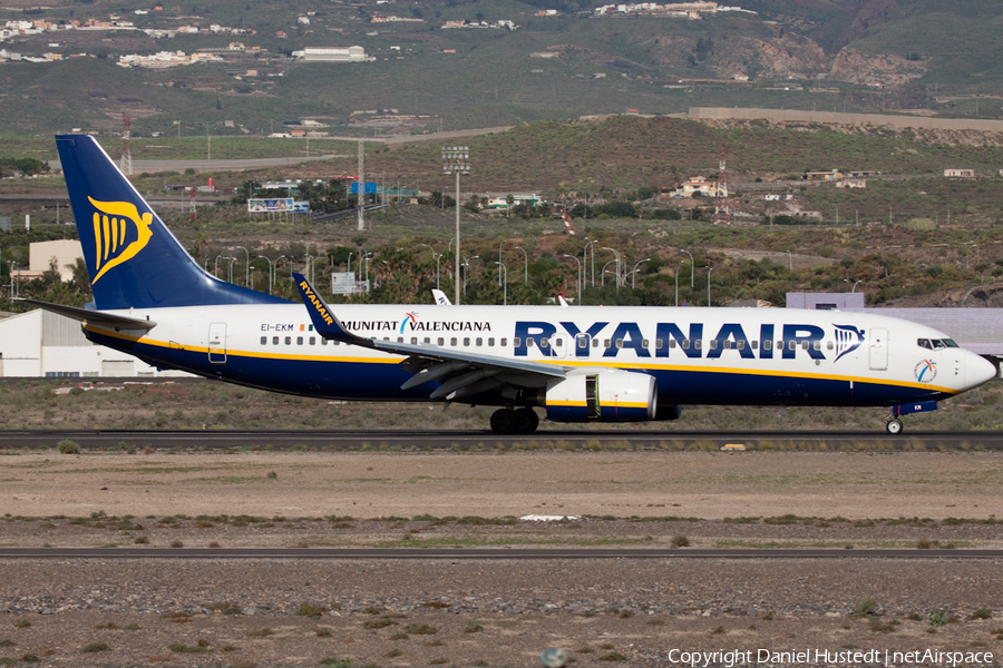 Ryanair Boeing 737-8AS (EI-EKM) | Photo 546101