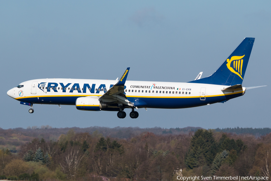 Ryanair Boeing 737-8AS (EI-EKN) | Photo 153494