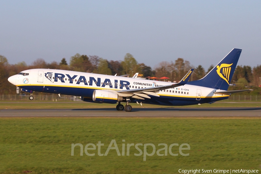 Ryanair Boeing 737-8AS (EI-EKN) | Photo 155456