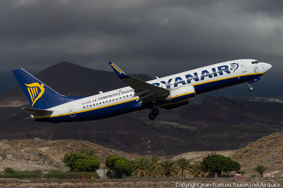 Ryanair Boeing 737-8AS (EI-EKN) | Photo 240853
