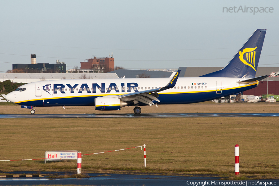 Ryanair Boeing 737-8AS (EI-EKO) | Photo 36343