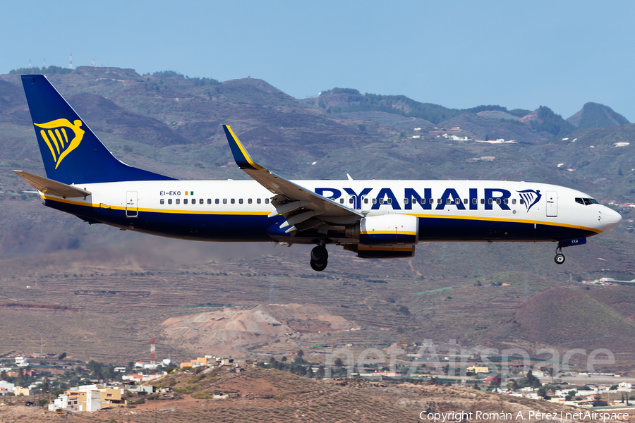 Ryanair Boeing 737-8AS (EI-EKO) | Photo 365246