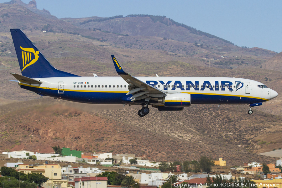 Ryanair Boeing 737-8AS (EI-EKR) | Photo 127529