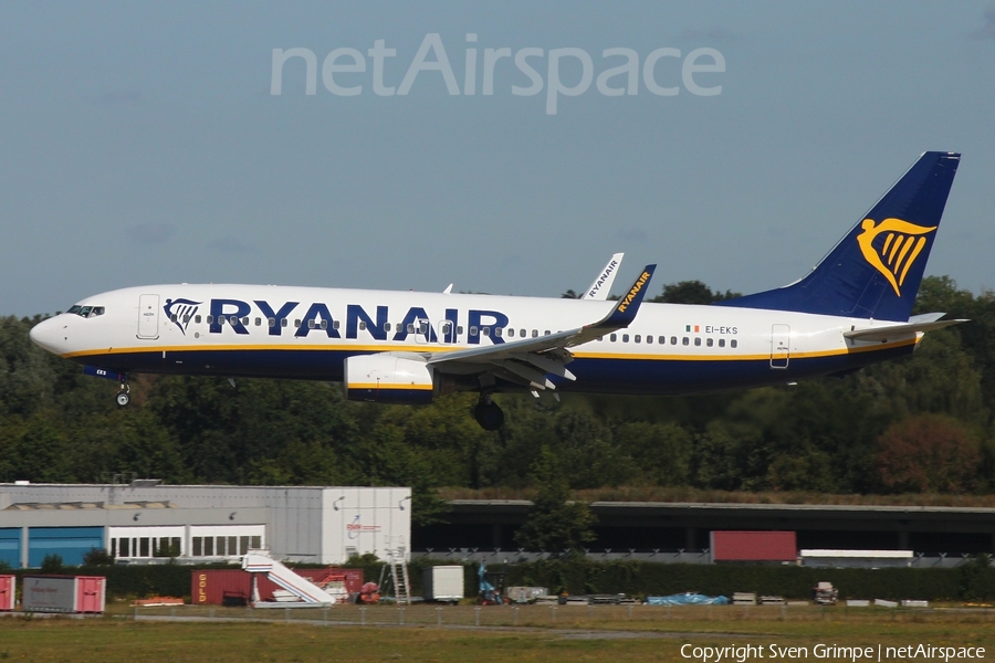Ryanair Boeing 737-8AS (EI-EKS) | Photo 522588