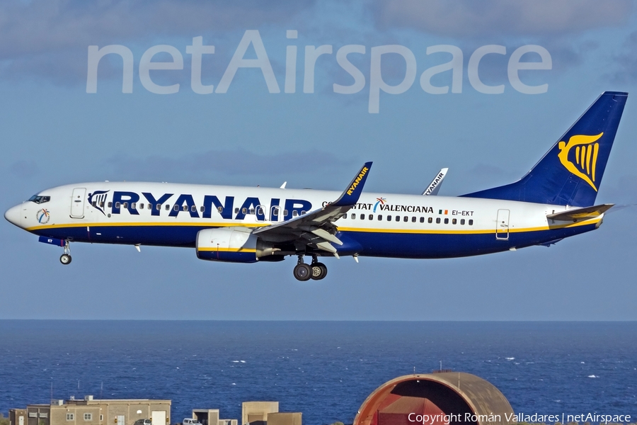 Ryanair Boeing 737-8AS (EI-EKT) | Photo 337423