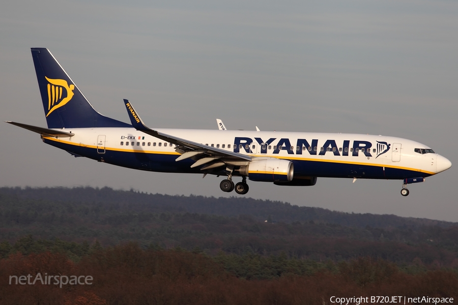 Ryanair Boeing 737-8AS (EI-EKX) | Photo 94411