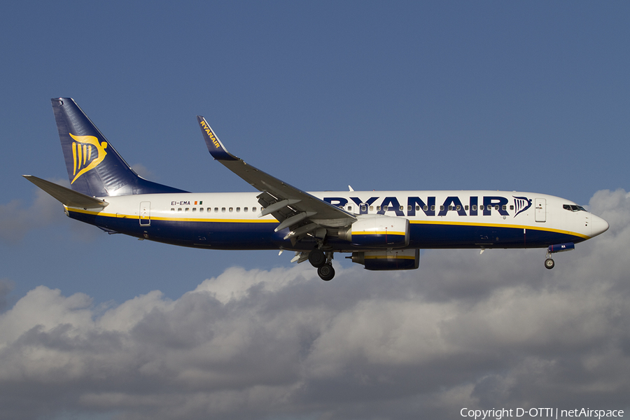 Ryanair Boeing 737-8AS (EI-EMA) | Photo 327334