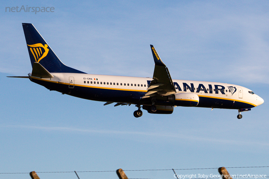 Ryanair Boeing 737-8AS (EI-EMA) | Photo 397524