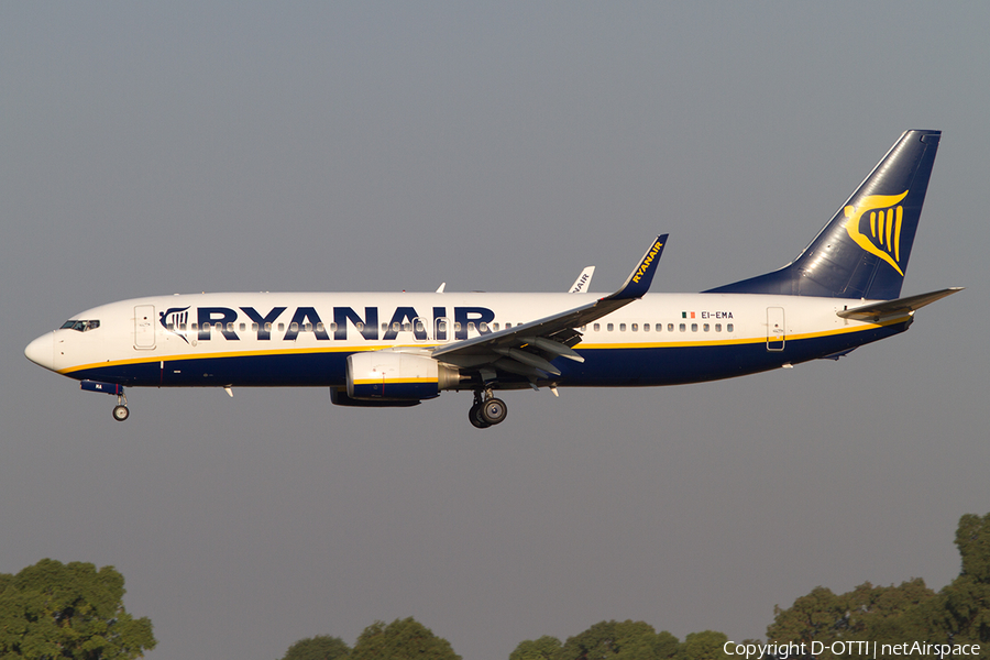 Ryanair Boeing 737-8AS (EI-EMA) | Photo 507006