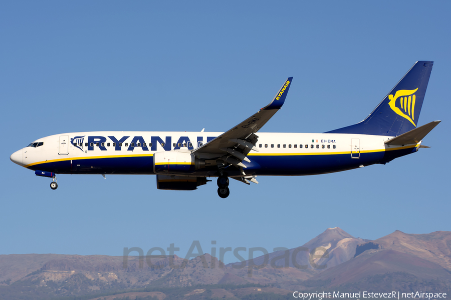Ryanair Boeing 737-8AS (EI-EMA) | Photo 383287