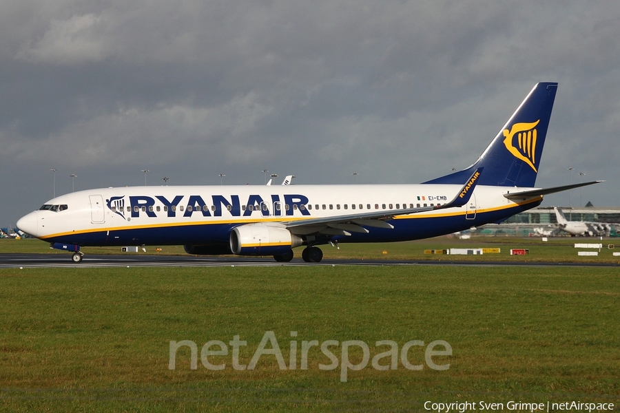 Ryanair Boeing 737-8AS (EI-EMB) | Photo 59985