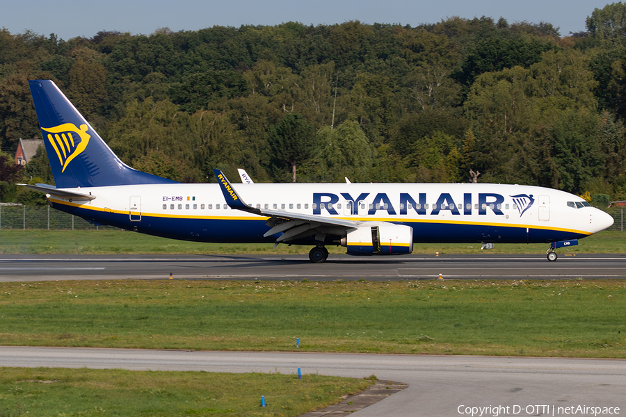 Ryanair Boeing 737-8AS (EI-EMB) | Photo 346940